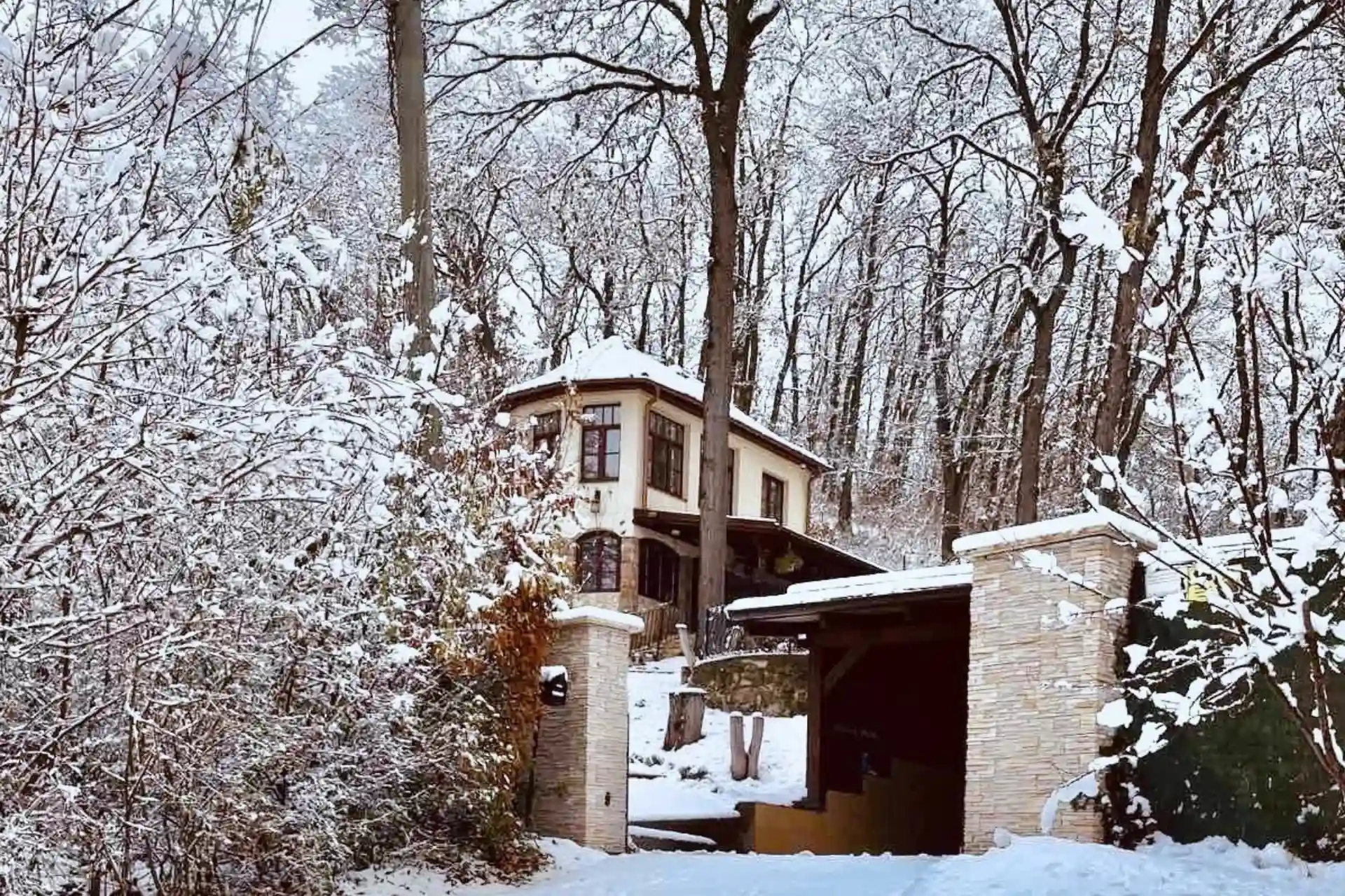 Kőszikla vendégház - tél kert 4